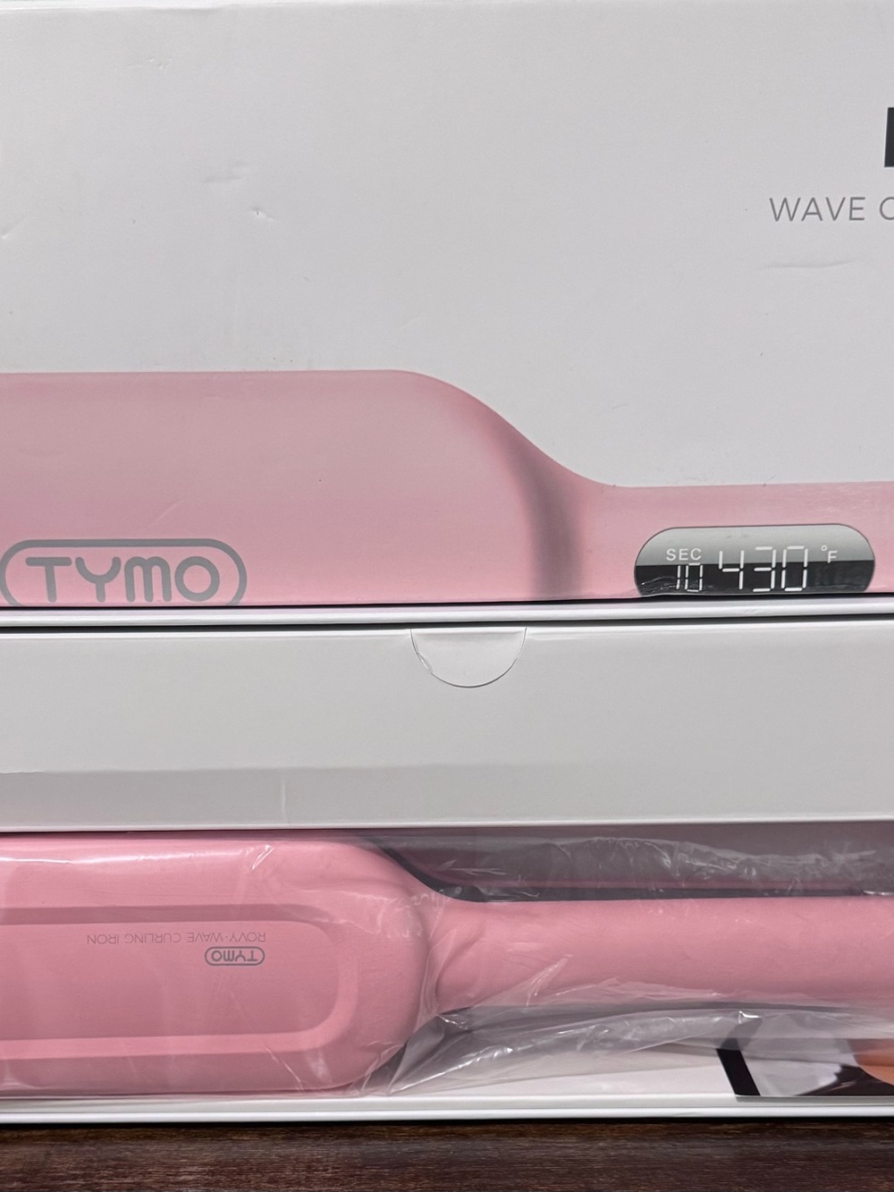 TYMO Rovy Wave Curling Iron in Pink